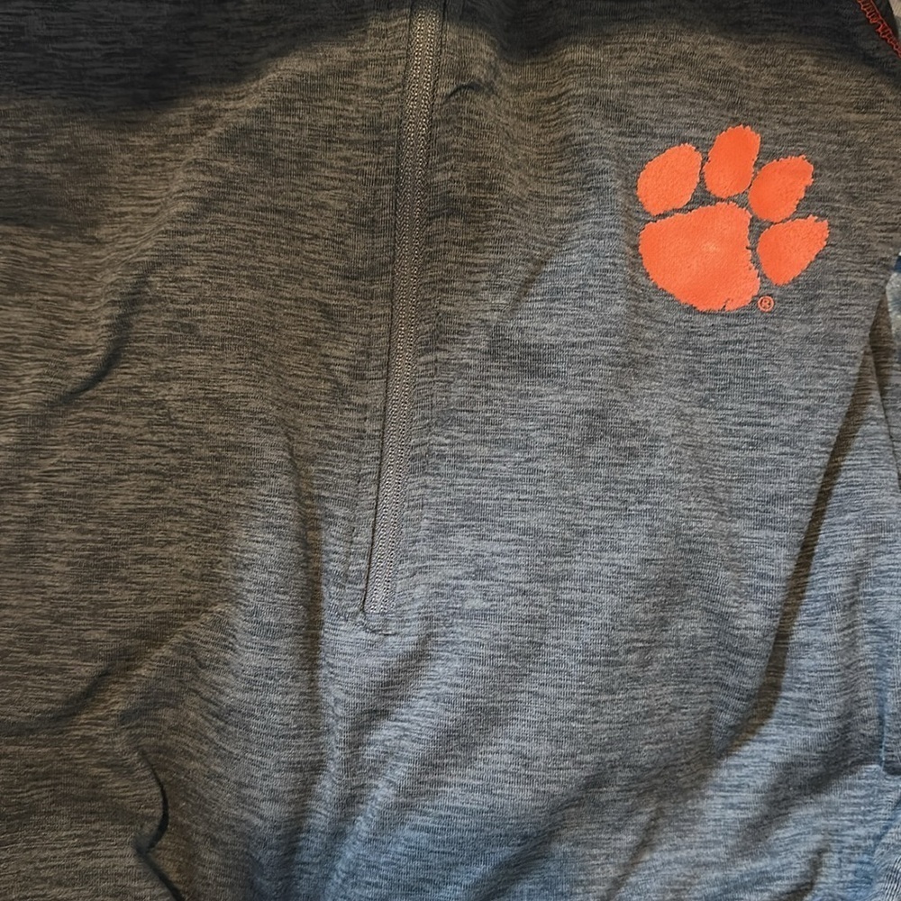 Clemson women’s long sleeve pullover with hood - Picture 11 of 11